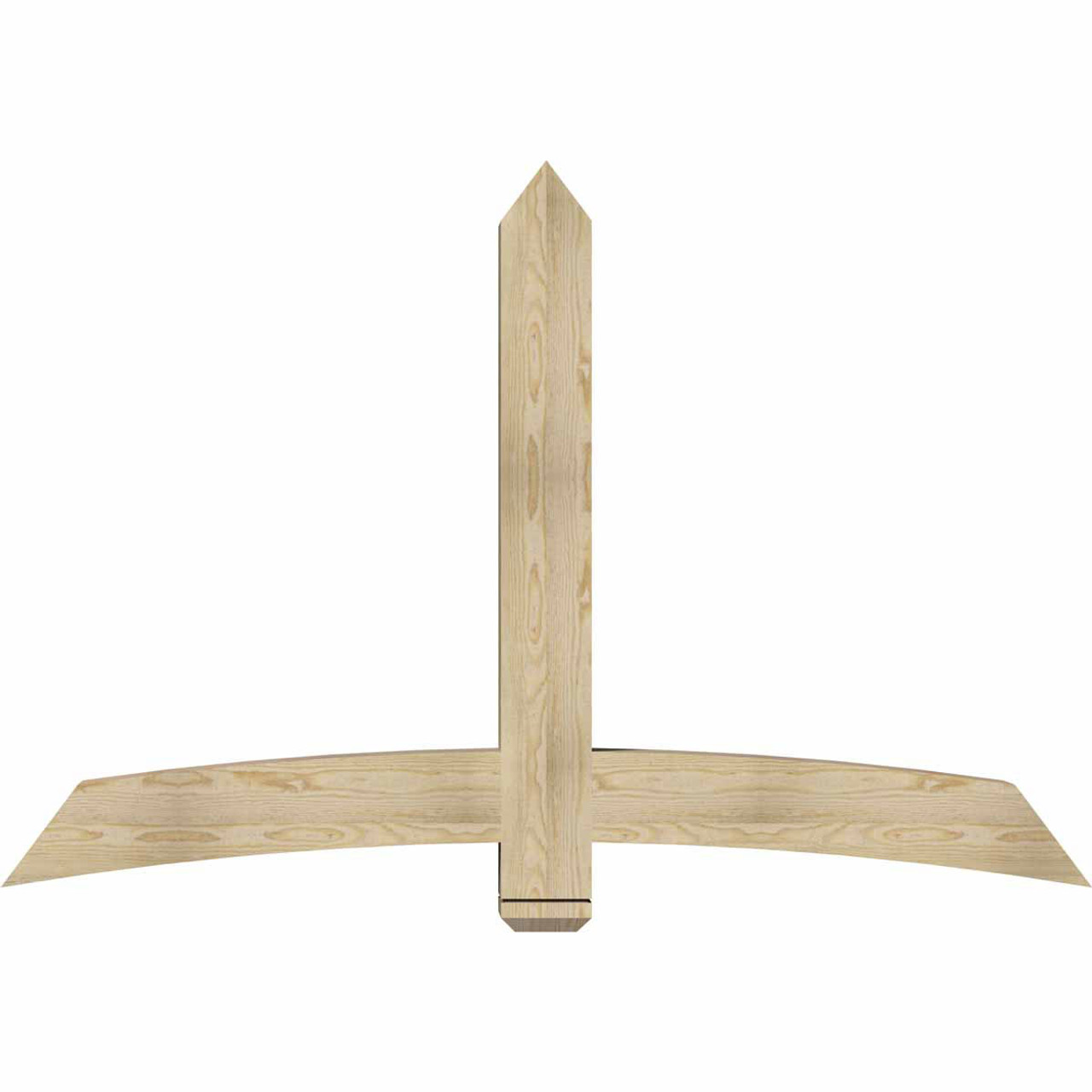 16/12 Pitch Bellingham Rough Sawn Timber Gable Bracket GBW072X48X0606BEL00RDF