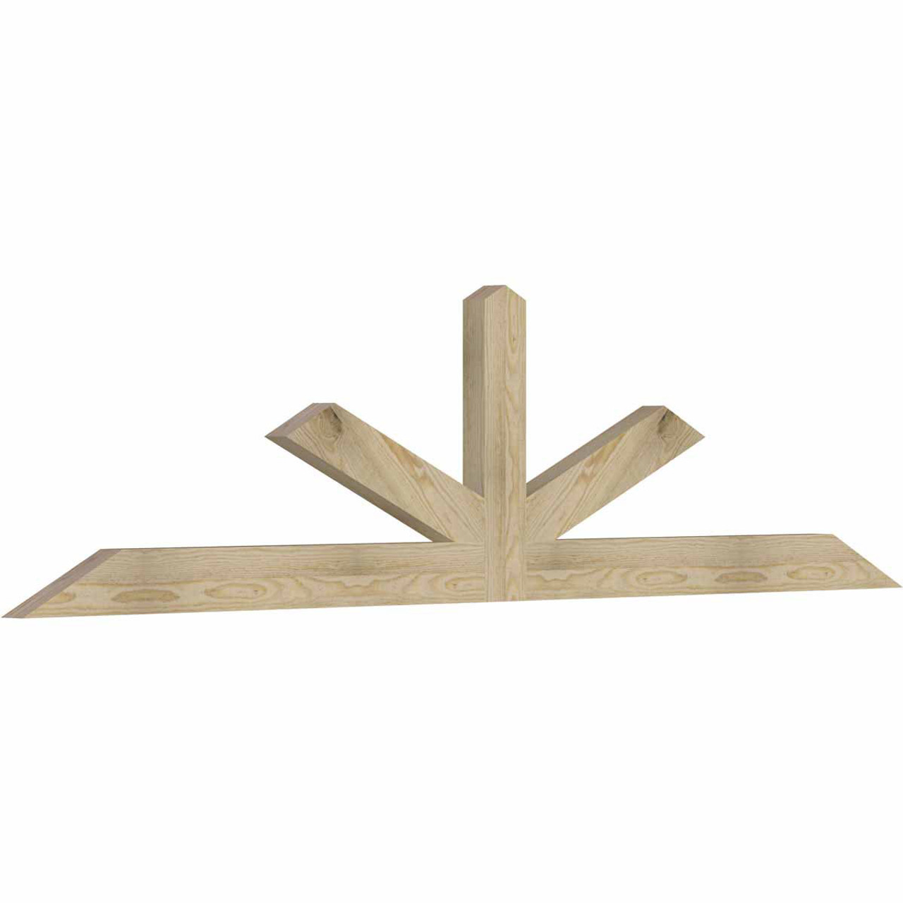 6/12 Pitch Saratoga Rough Sawn Timber Gable Bracket GBW084X21X0204SAR00RDF