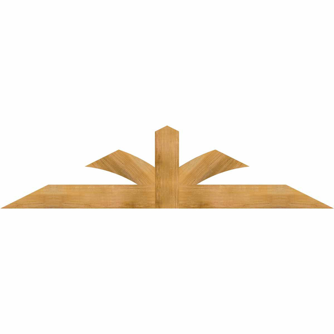 6/12 Pitch Richland Rough Sawn Timber Gable Bracket GBW084X21X0206RIC00RWR