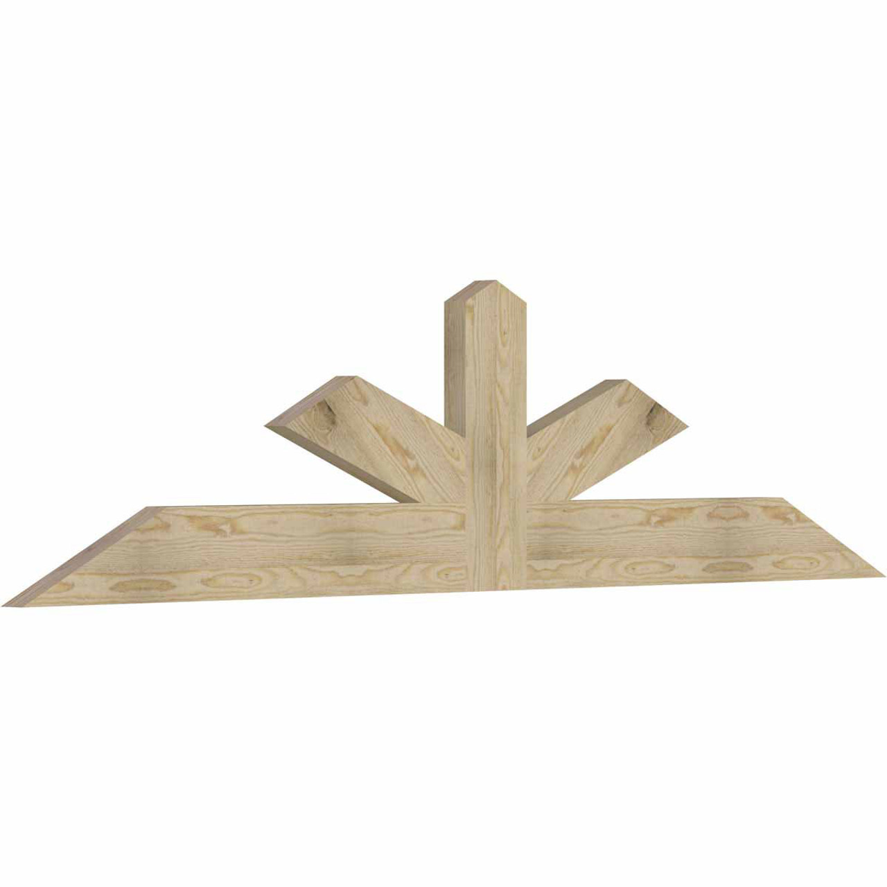 6/12 Pitch Saratoga Rough Sawn Timber Gable Bracket GBW084X21X0206SAR00RDF