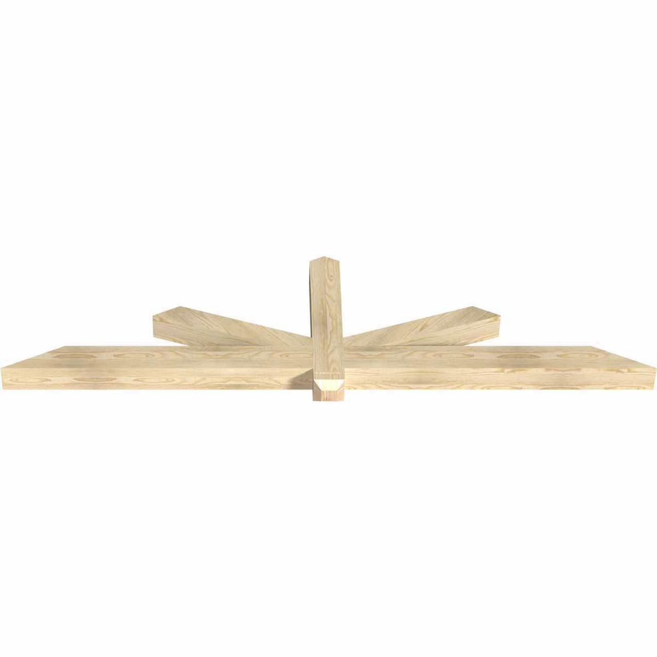 6/12 Pitch Kennewick Rough Sawn Timber Gable Bracket GBW084X21X0404KEN00RDF