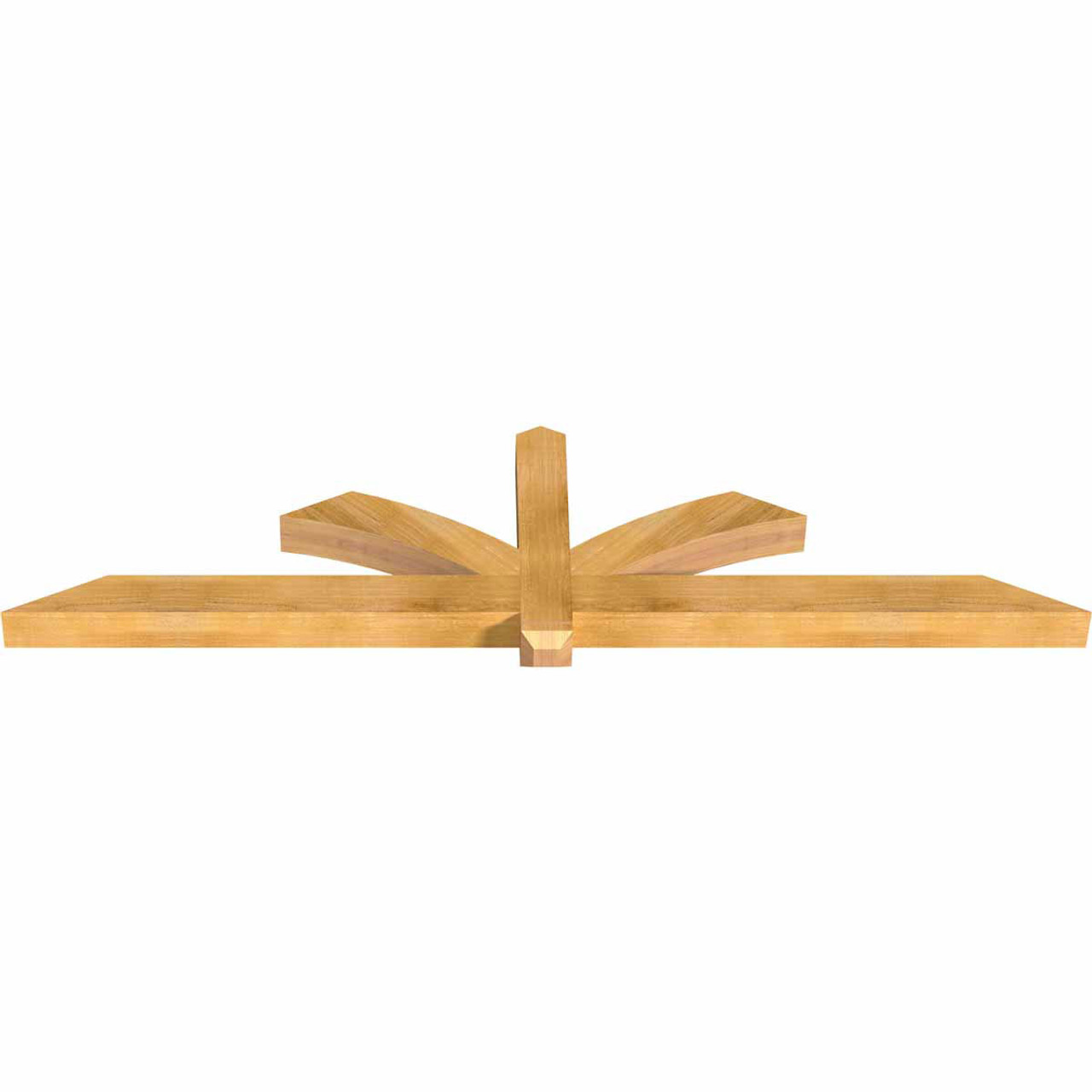 6/12 Pitch Redmond Rough Sawn Timber Gable Bracket GBW084X21X0404RED00RWR