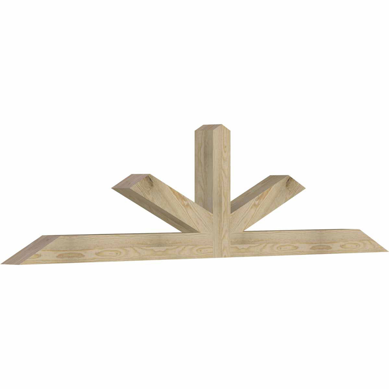 6/12 Pitch Saratoga Rough Sawn Timber Gable Bracket GBW084X21X0404SAR00RDF