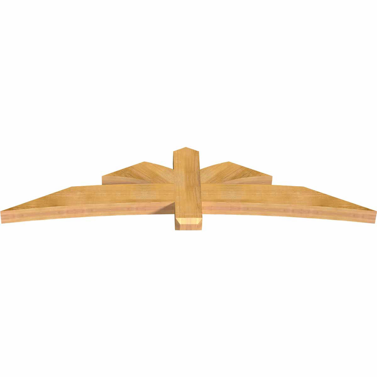 6/12 Pitch Davenport Rough Sawn Timber Gable Bracket GBW084X21X0406DAV00RWR