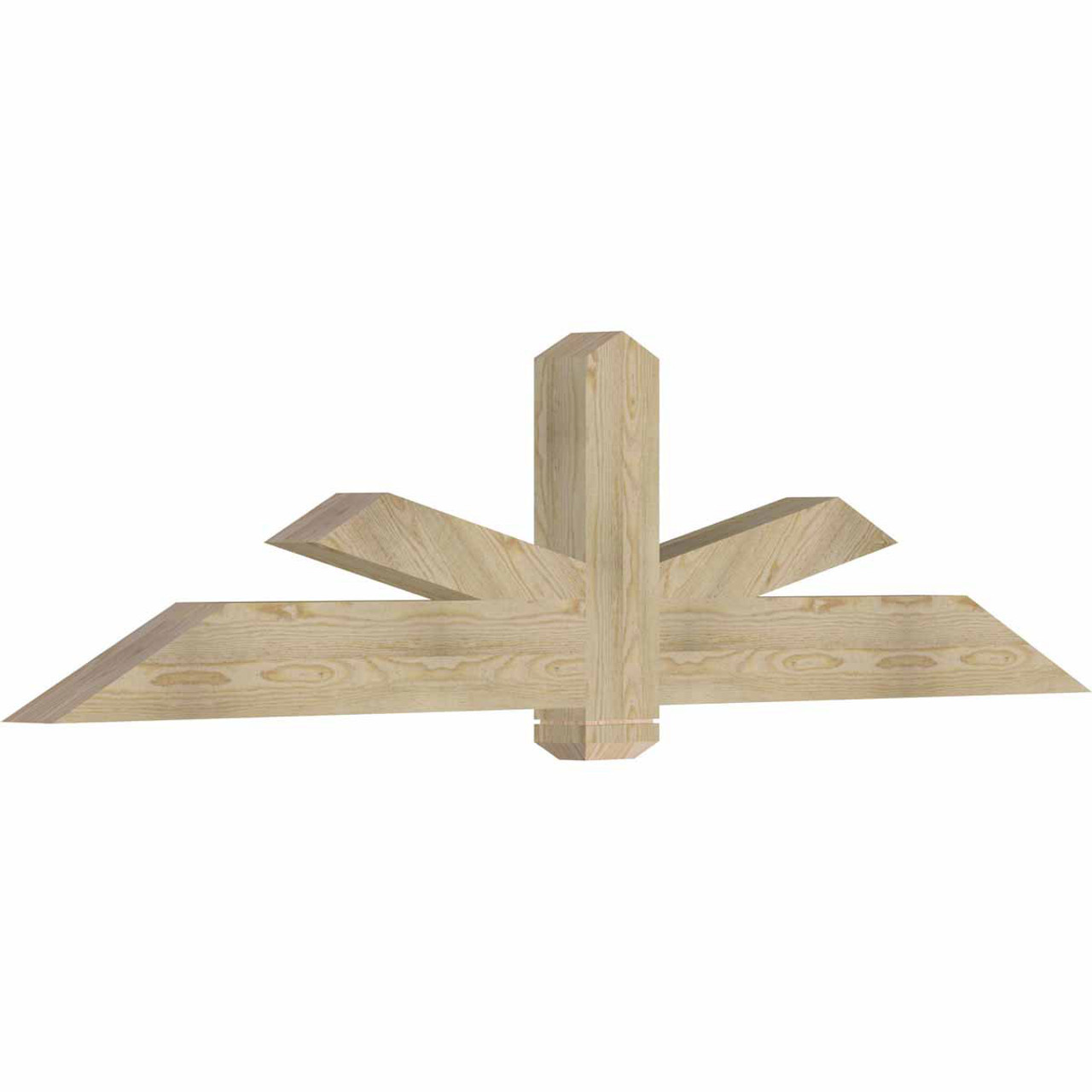 6/12 Pitch Kennewick Rough Sawn Timber Gable Bracket GBW084X21X0406KEN00RDF