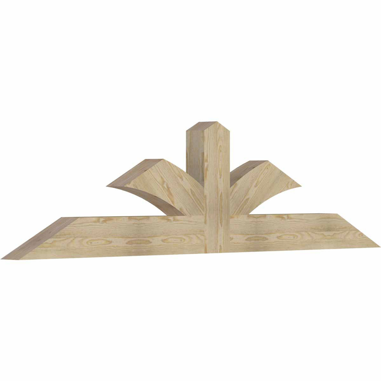 6/12 Pitch Richland Rough Sawn Timber Gable Bracket GBW084X21X0406RIC00RDF