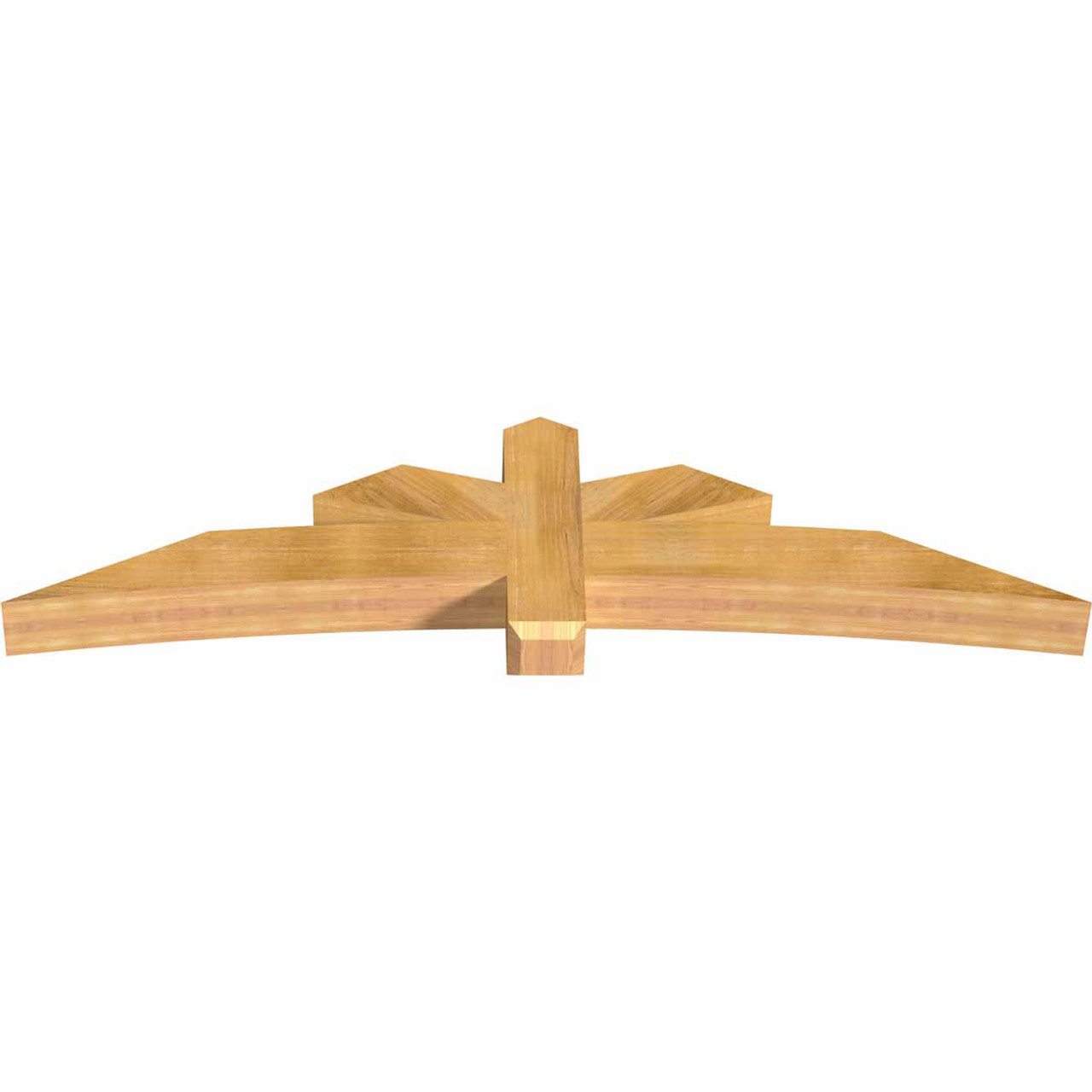 6/12 Pitch Alberta Rough Sawn Timber Gable Bracket GBW084X21X0606ALB00RWR