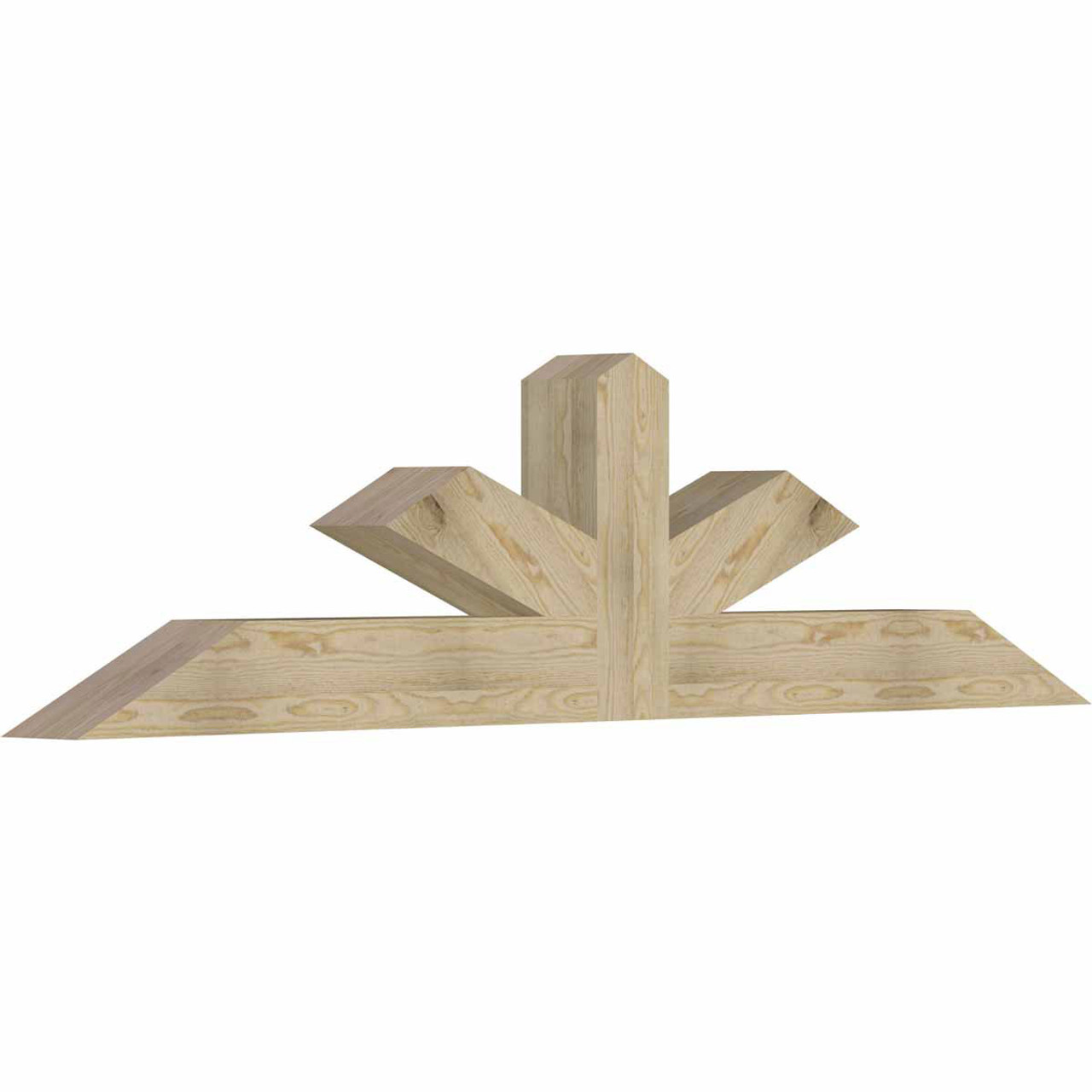 6/12 Pitch Saratoga Rough Sawn Timber Gable Bracket GBW084X21X0606SAR00RDF