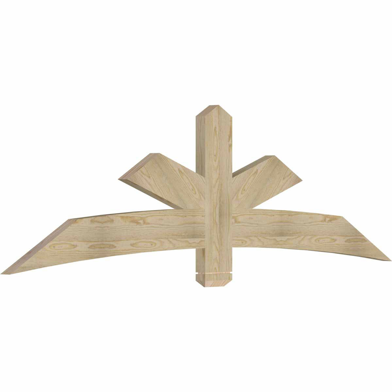 7/12 Pitch Alberta Rough Sawn Timber Gable Bracket GBW084X24X0206ALB00RDF