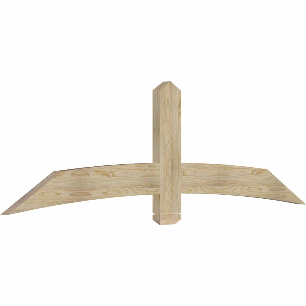 7/12 Pitch Bellingham Rough Sawn Timber Gable Bracket GBW084X24X0206BEL00RDF