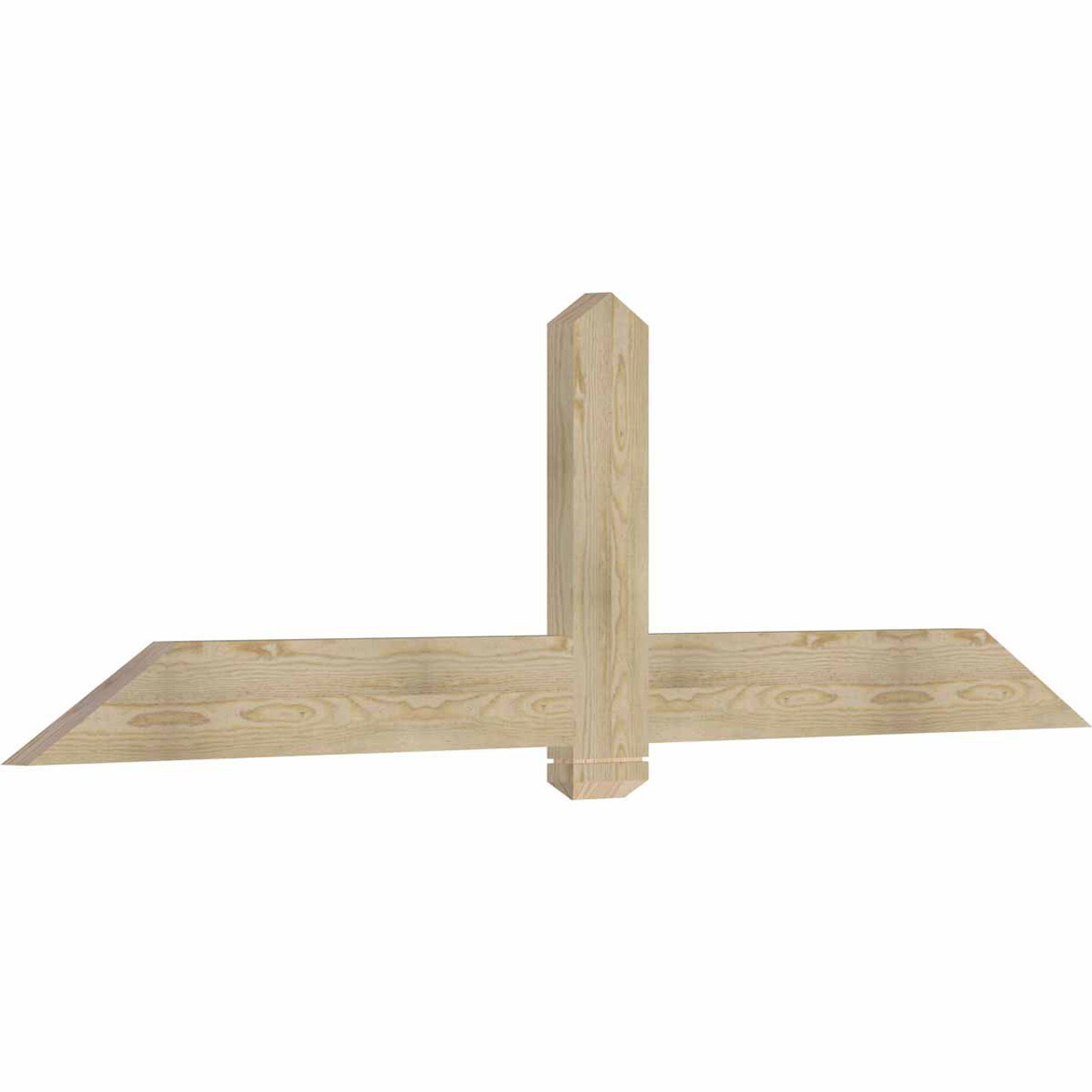 7/12 Pitch Eugene Rough Sawn Timber Gable Bracket GBW084X24X0206EUG00RDF