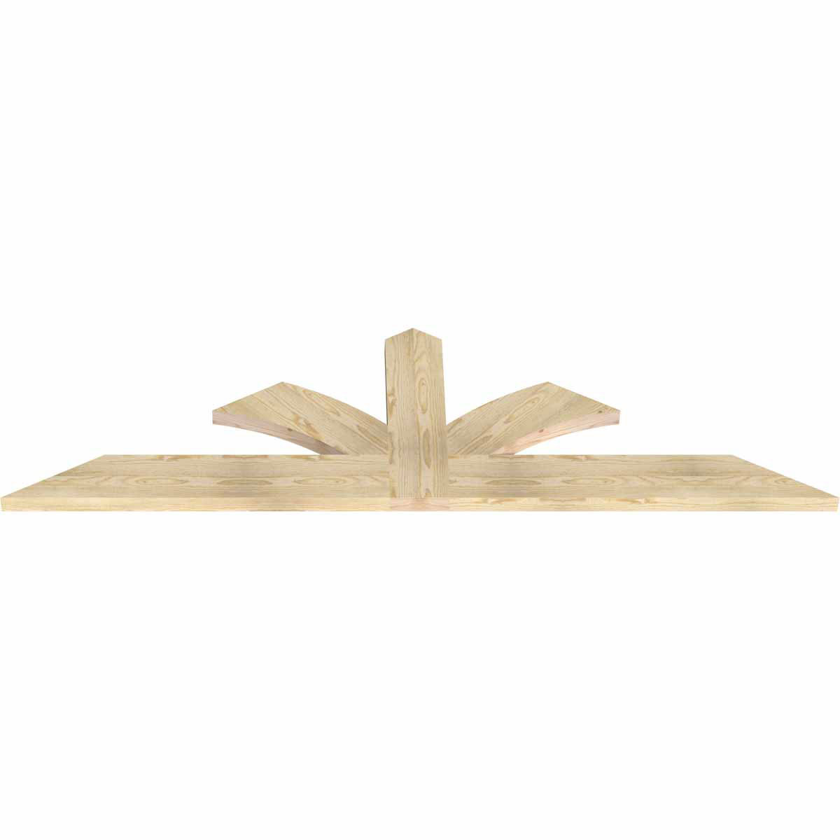 7/12 Pitch Richland Rough Sawn Timber Gable Bracket GBW084X24X0206RIC00RDF