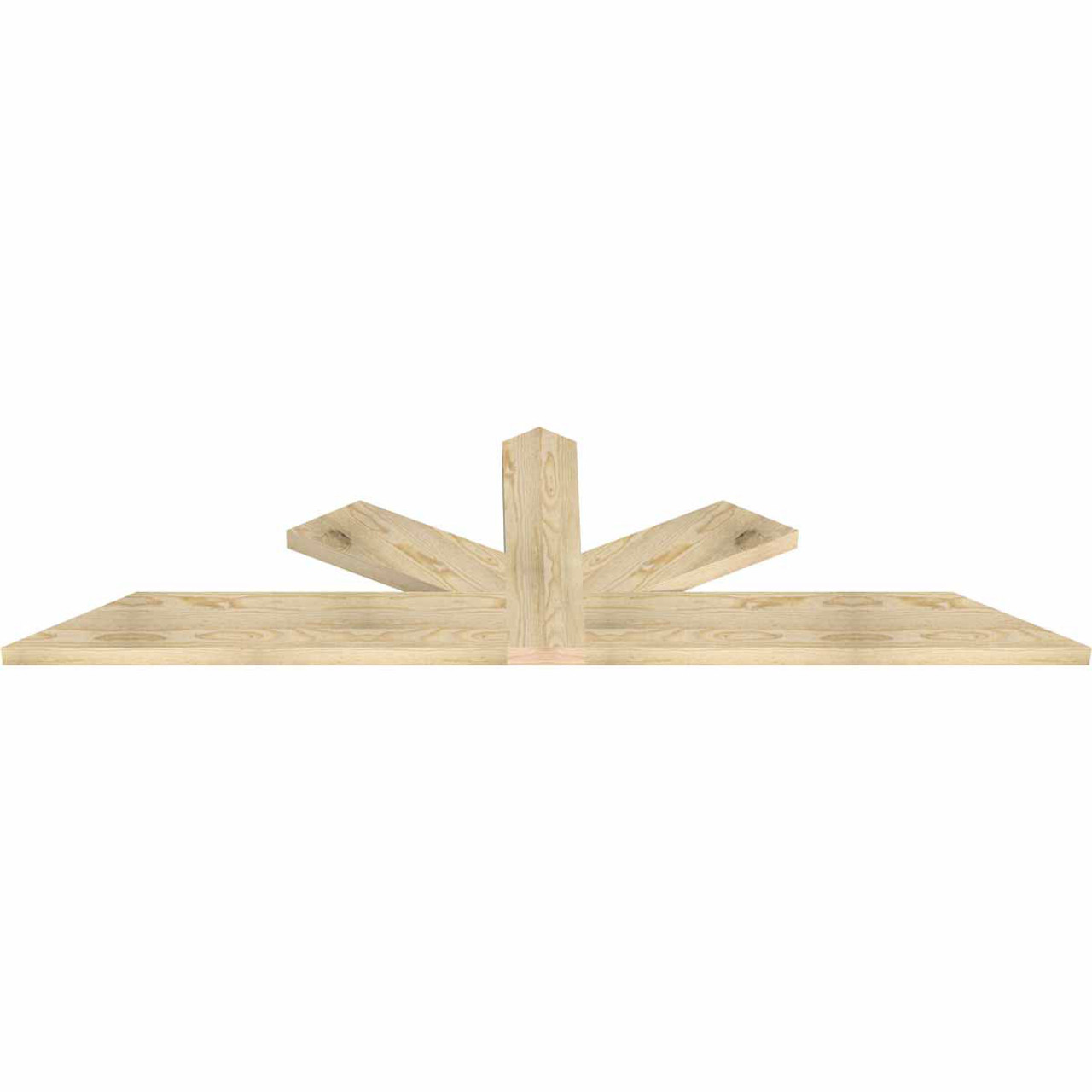 7/12 Pitch Saratoga Rough Sawn Timber Gable Bracket GBW084X24X0206SAR00RDF