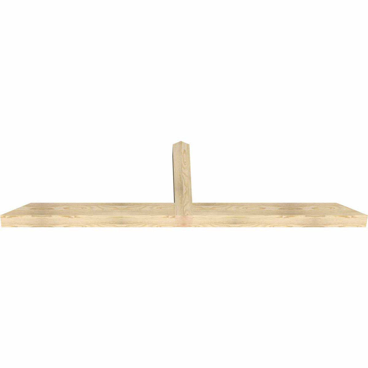 7/12 Pitch Portland Rough Sawn Timber Gable Bracket GBW084X24X0404POR00RDF