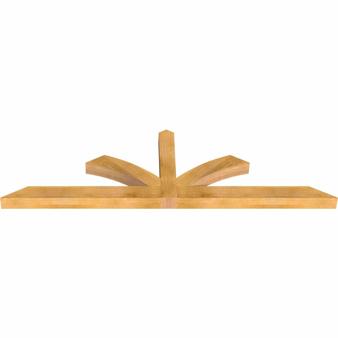 7/12 Pitch Richland Rough Sawn Timber Gable Bracket GBW084X24X0404RIC00RWR