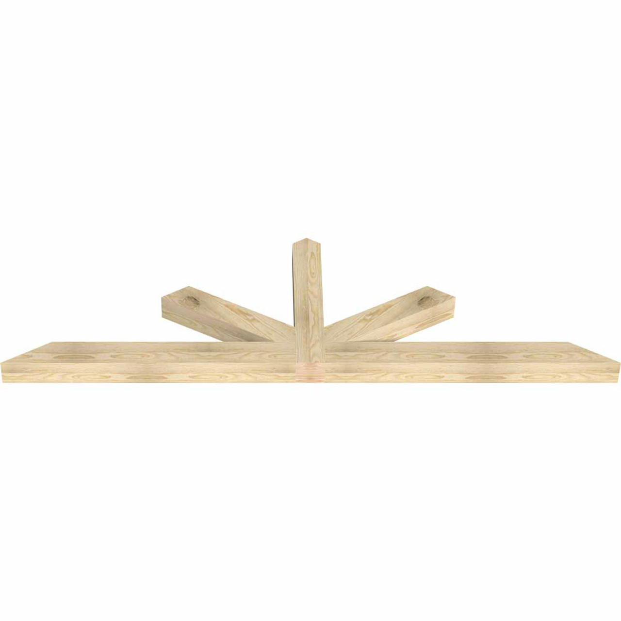 7/12 Pitch Saratoga Rough Sawn Timber Gable Bracket GBW084X24X0404SAR00RDF