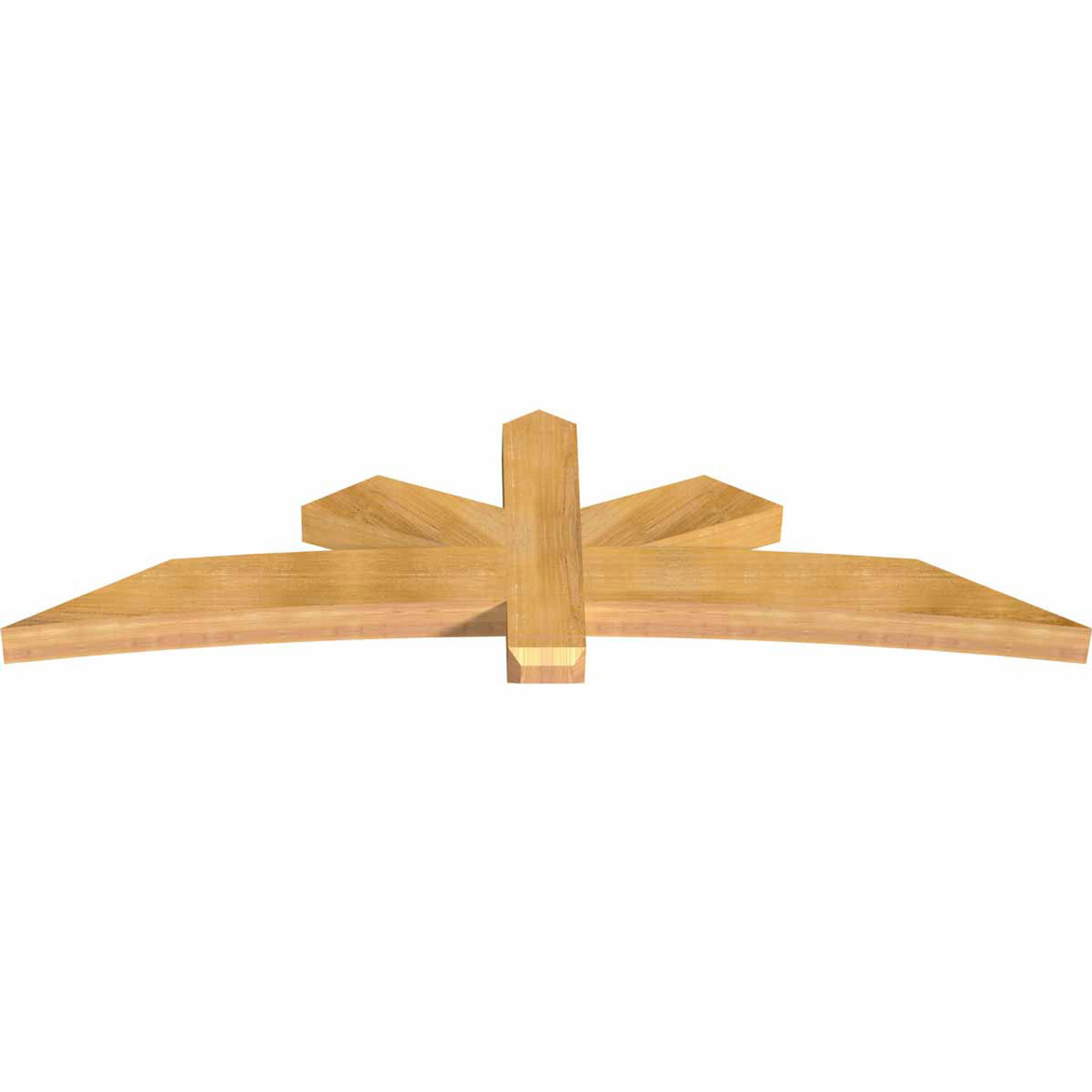 7/12 Pitch Alberta Rough Sawn Timber Gable Bracket GBW084X24X0406ALB00RWR