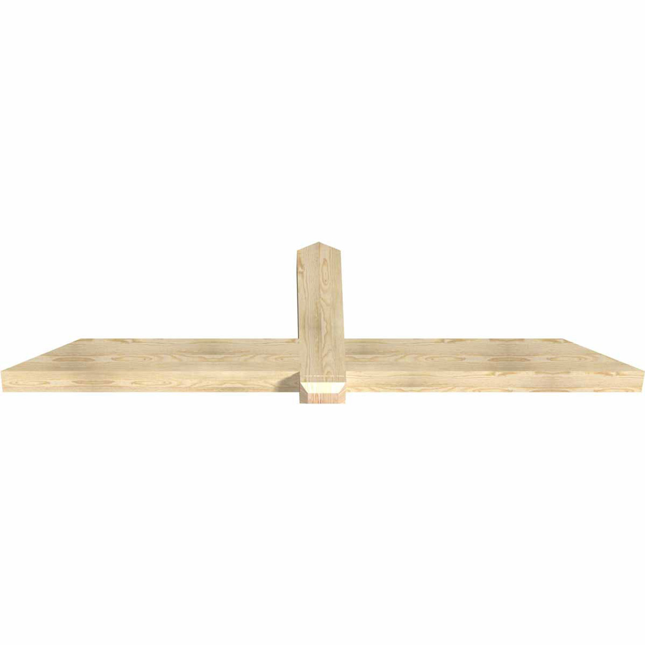 7/12 Pitch Eugene Rough Sawn Timber Gable Bracket GBW084X24X0406EUG00RDF