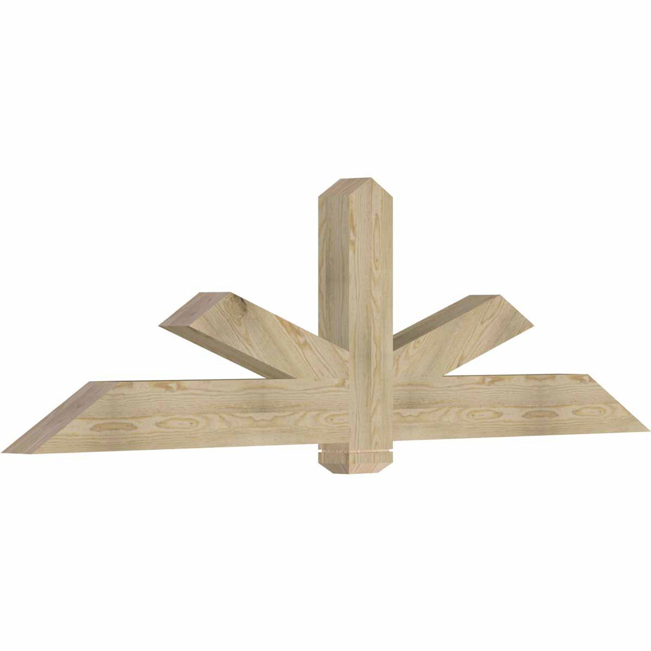 7/12 Pitch Kennewick Rough Sawn Timber Gable Bracket GBW084X24X0406KEN00RDF