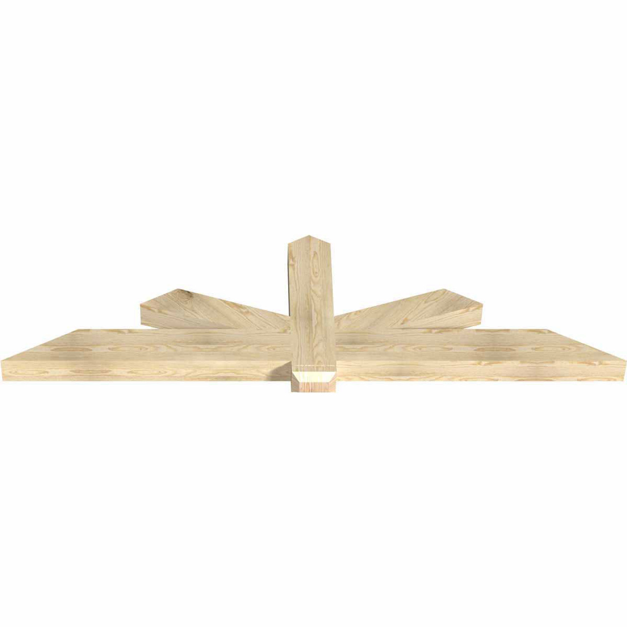 7/12 Pitch Kennewick Rough Sawn Timber Gable Bracket GBW084X24X0406KEN00RDF