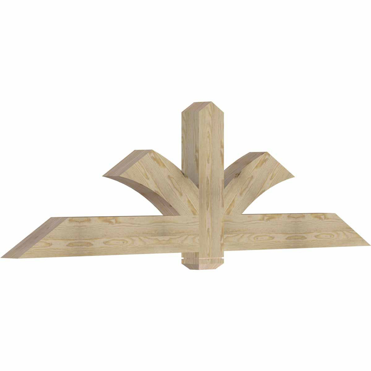 7/12 Pitch Redmond Rough Sawn Timber Gable Bracket GBW084X24X0406RED00RDF