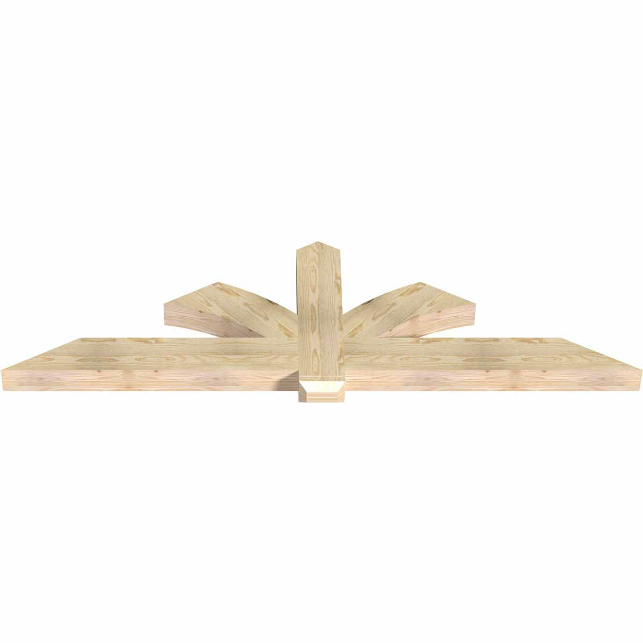 7/12 Pitch Redmond Rough Sawn Timber Gable Bracket GBW084X24X0406RED00RDF