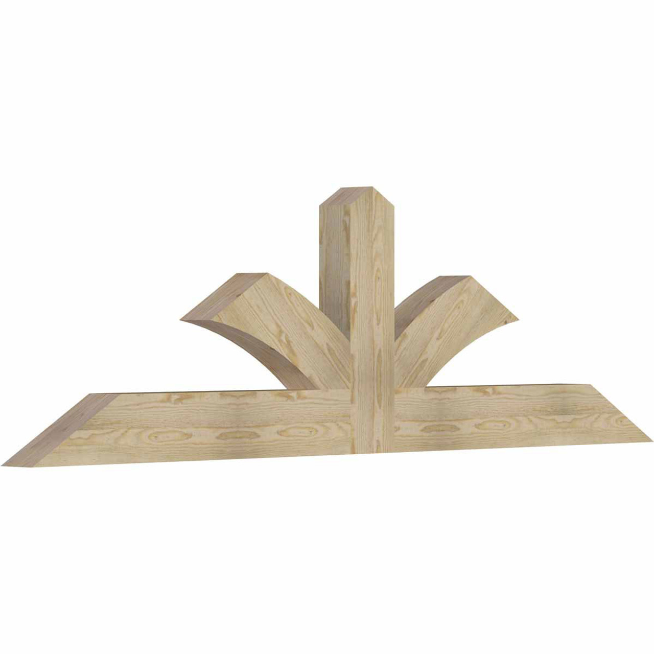 7/12 Pitch Richland Rough Sawn Timber Gable Bracket GBW084X24X0406RIC00RDF