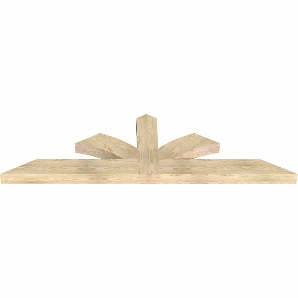 7/12 Pitch Richland Rough Sawn Timber Gable Bracket GBW084X24X0406RIC00RDF
