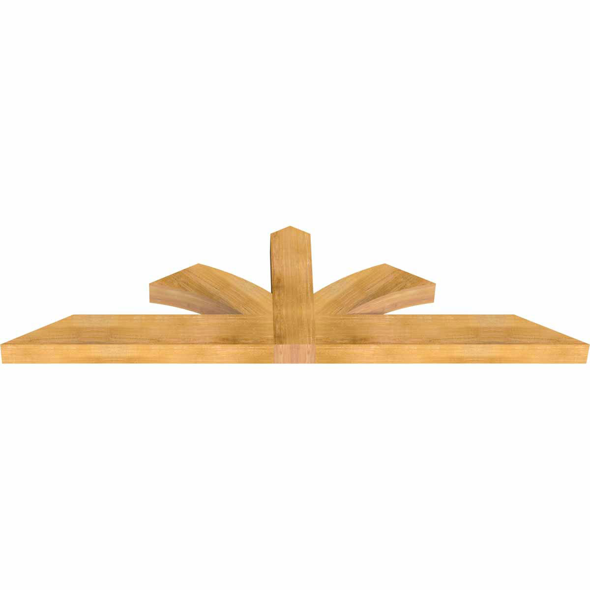 7/12 Pitch Richland Rough Sawn Timber Gable Bracket GBW084X24X0406RIC00RWR