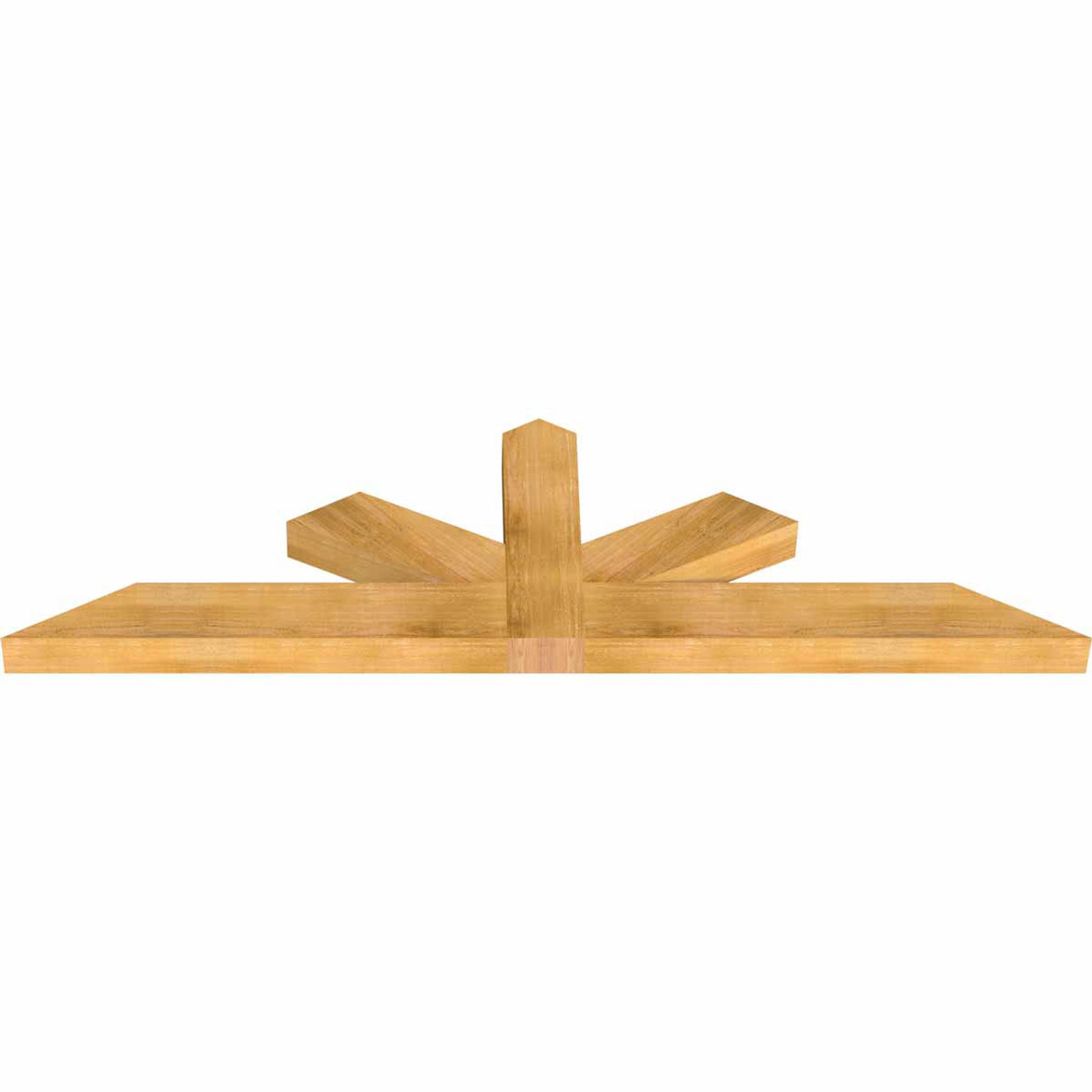 7/12 Pitch Saratoga Rough Sawn Timber Gable Bracket GBW084X24X0406SAR00RWR