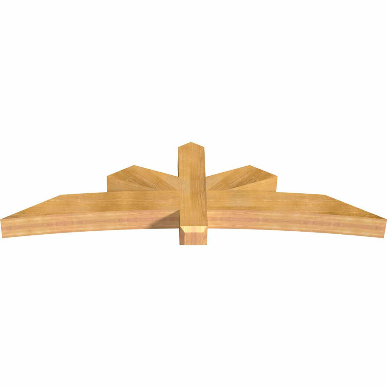 7/12 Pitch Alberta Rough Sawn Timber Gable Bracket GBW084X24X0606ALB00RWR