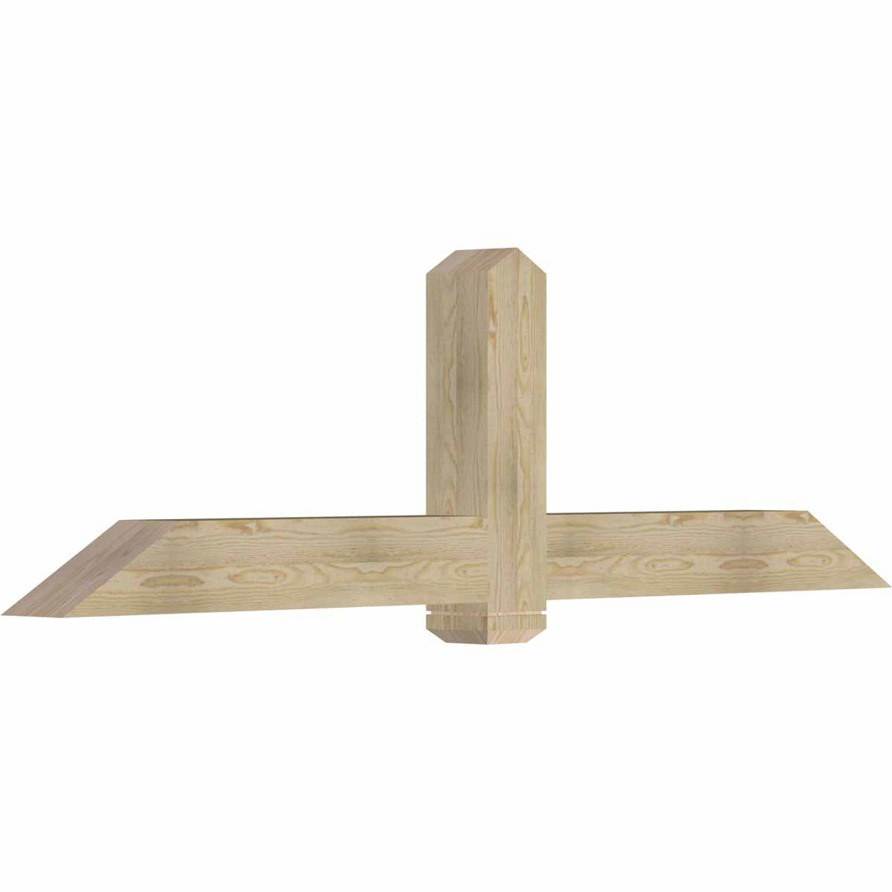 7/12 Pitch Eugene Rough Sawn Timber Gable Bracket GBW084X24X0606EUG00RDF