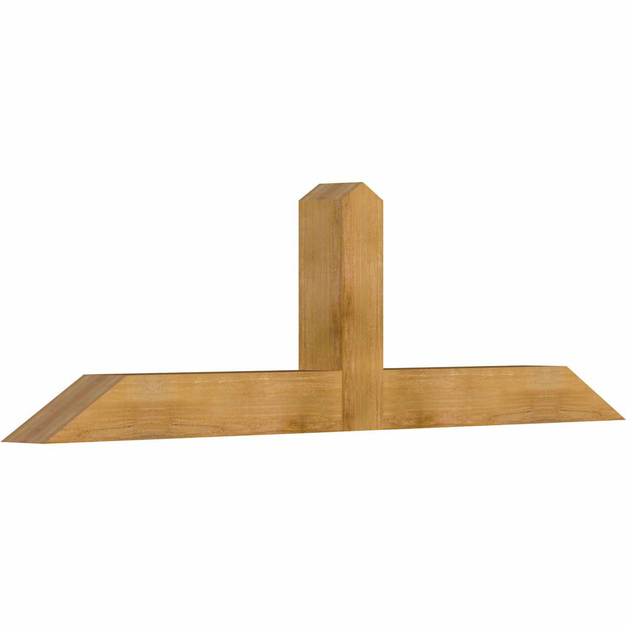 7/12 Pitch Portland Rough Sawn Timber Gable Bracket GBW084X24X0606POR00RWR