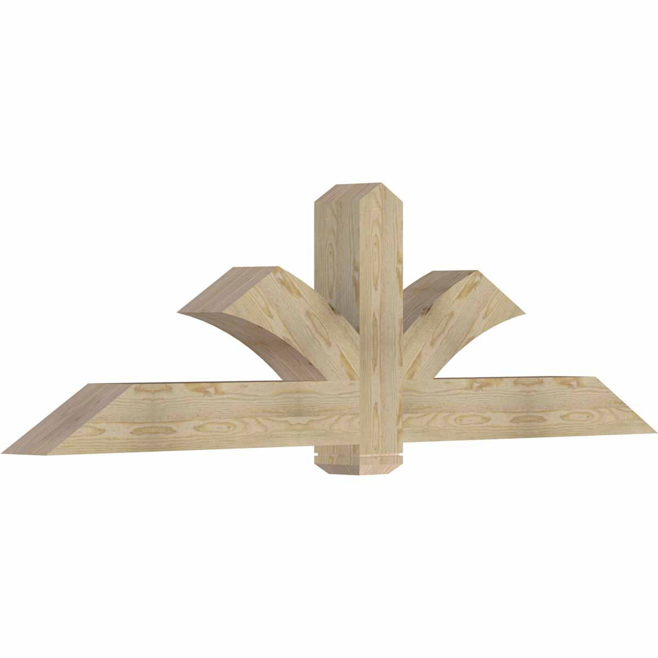 7/12 Pitch Redmond Rough Sawn Timber Gable Bracket GBW084X24X0606RED00RDF