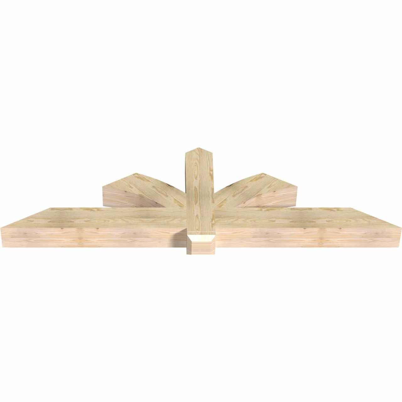 7/12 Pitch Redmond Rough Sawn Timber Gable Bracket GBW084X24X0606RED00RDF