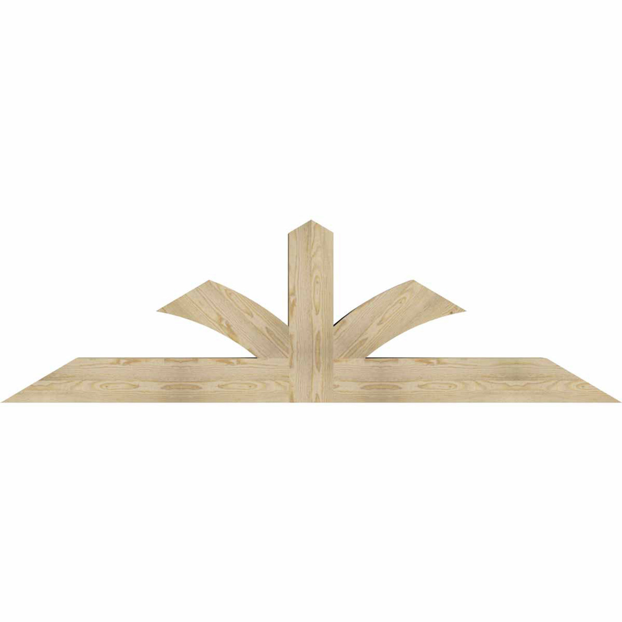 7/12 Pitch Richland Rough Sawn Timber Gable Bracket GBW084X24X0606RIC00RDF