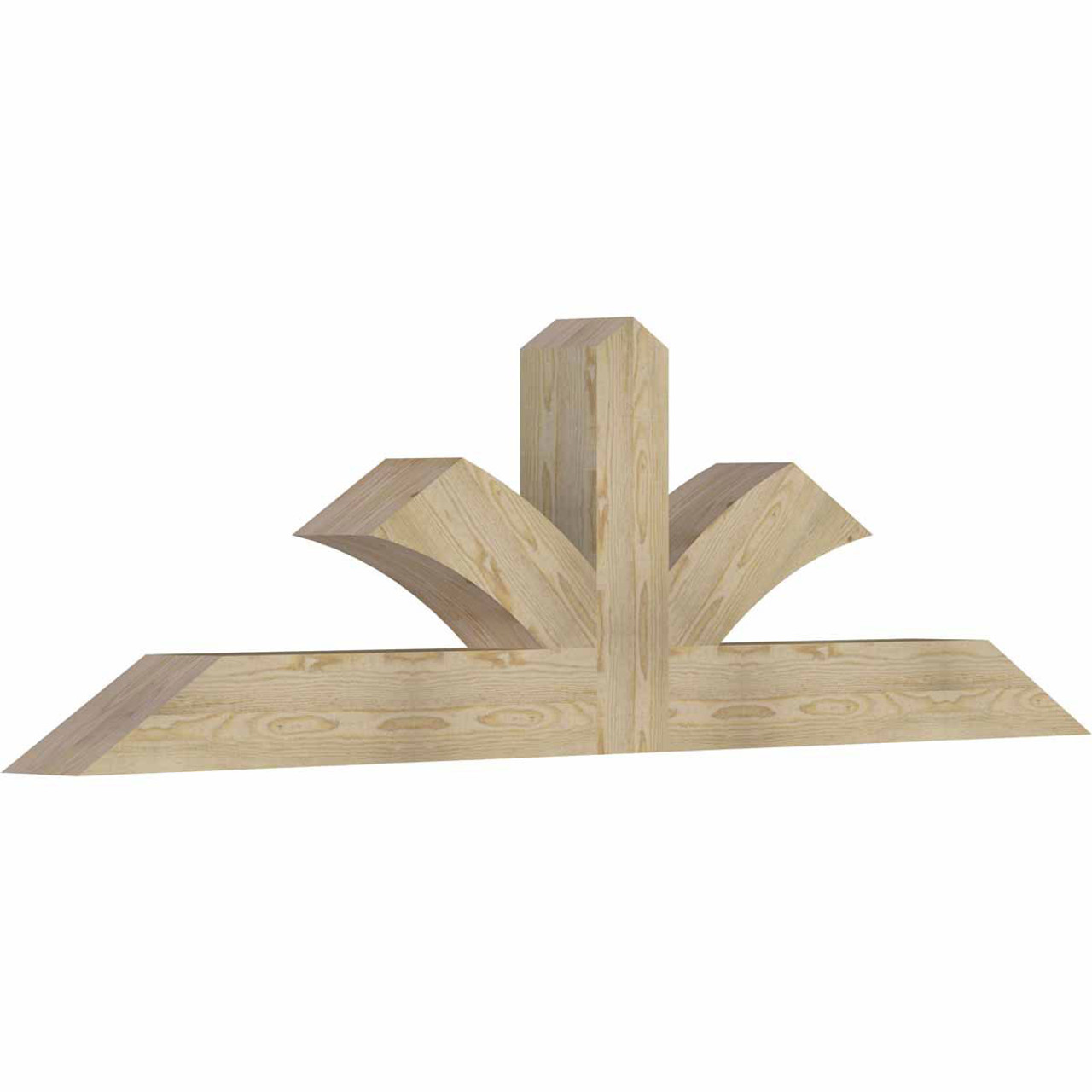 7/12 Pitch Richland Rough Sawn Timber Gable Bracket GBW084X24X0606RIC00RDF