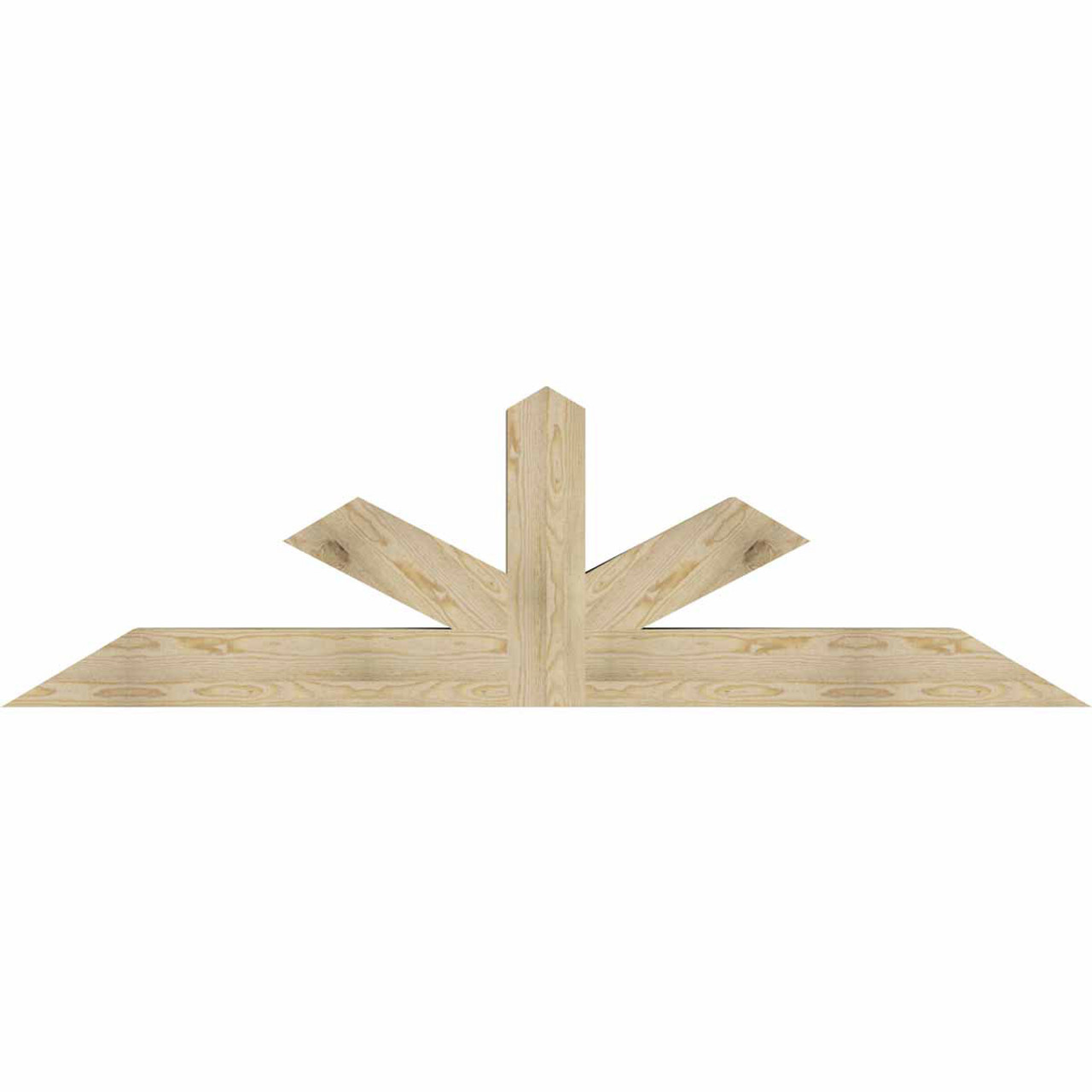 7/12 Pitch Saratoga Rough Sawn Timber Gable Bracket GBW084X24X0606SAR00RDF