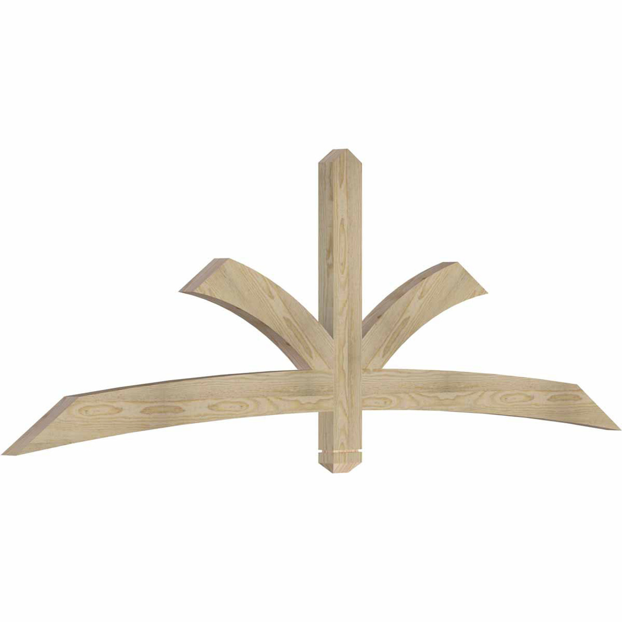 8/12 Pitch Davenport Rough Sawn Timber Gable Bracket GBW084X28X0204DAV00RDF