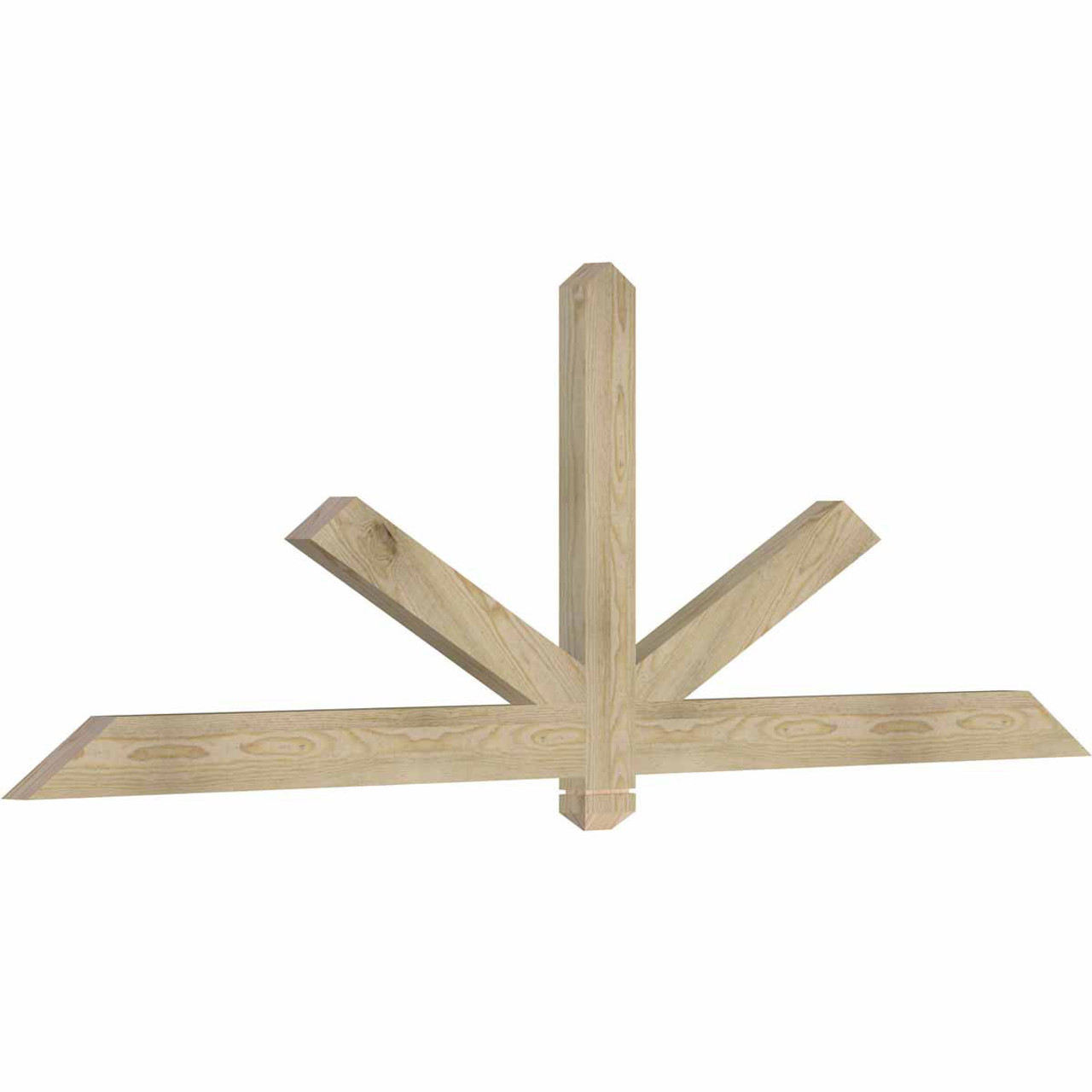 8/12 Pitch Kennewick Rough Sawn Timber Gable Bracket GBW084X28X0204KEN00RDF