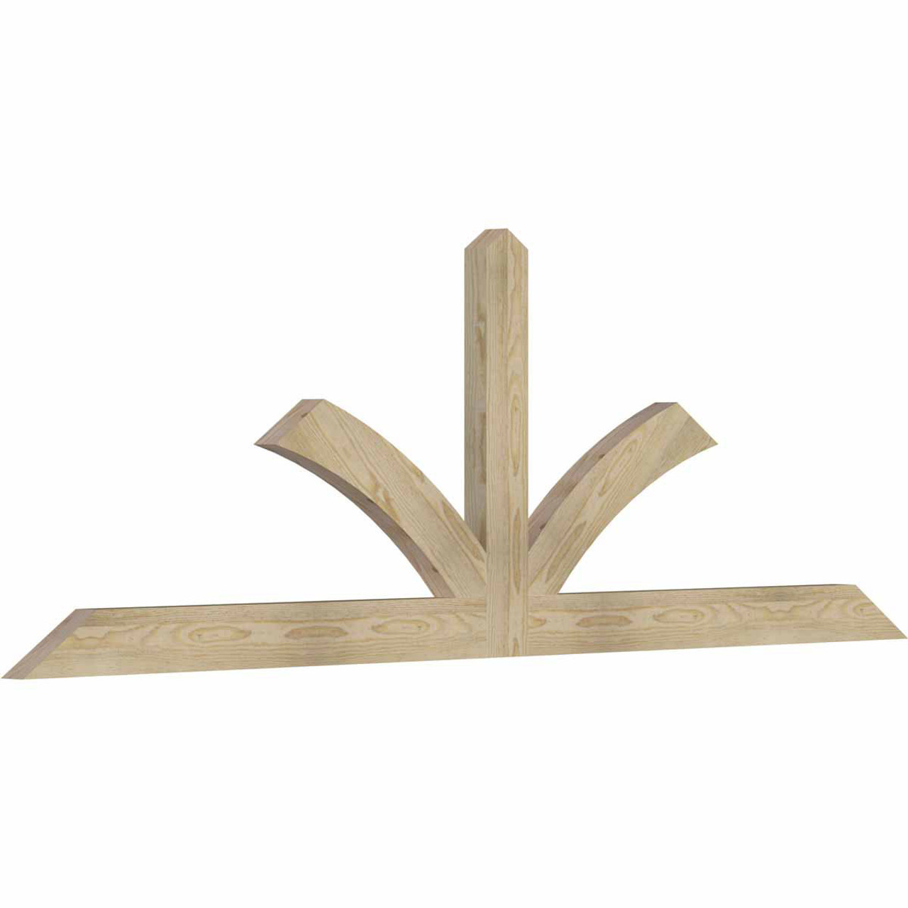 8/12 Pitch Richland Rough Sawn Timber Gable Bracket GBW084X28X0204RIC00RDF