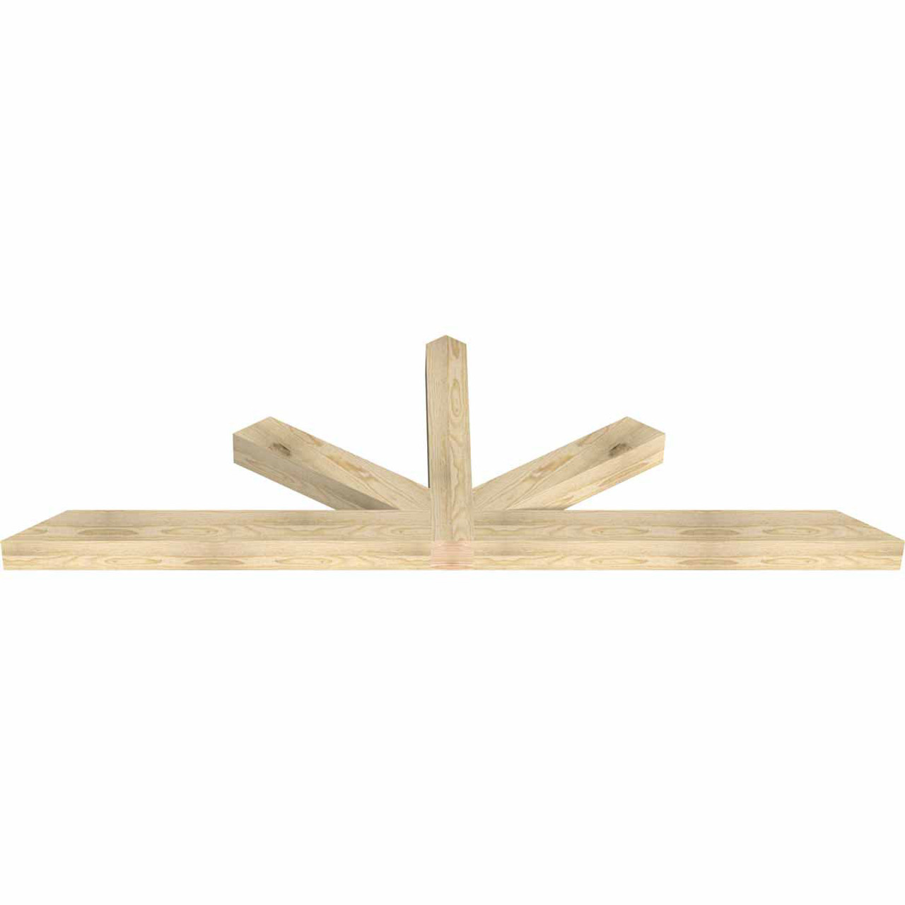 8/12 Pitch Saratoga Rough Sawn Timber Gable Bracket GBW084X28X0404SAR00RDF