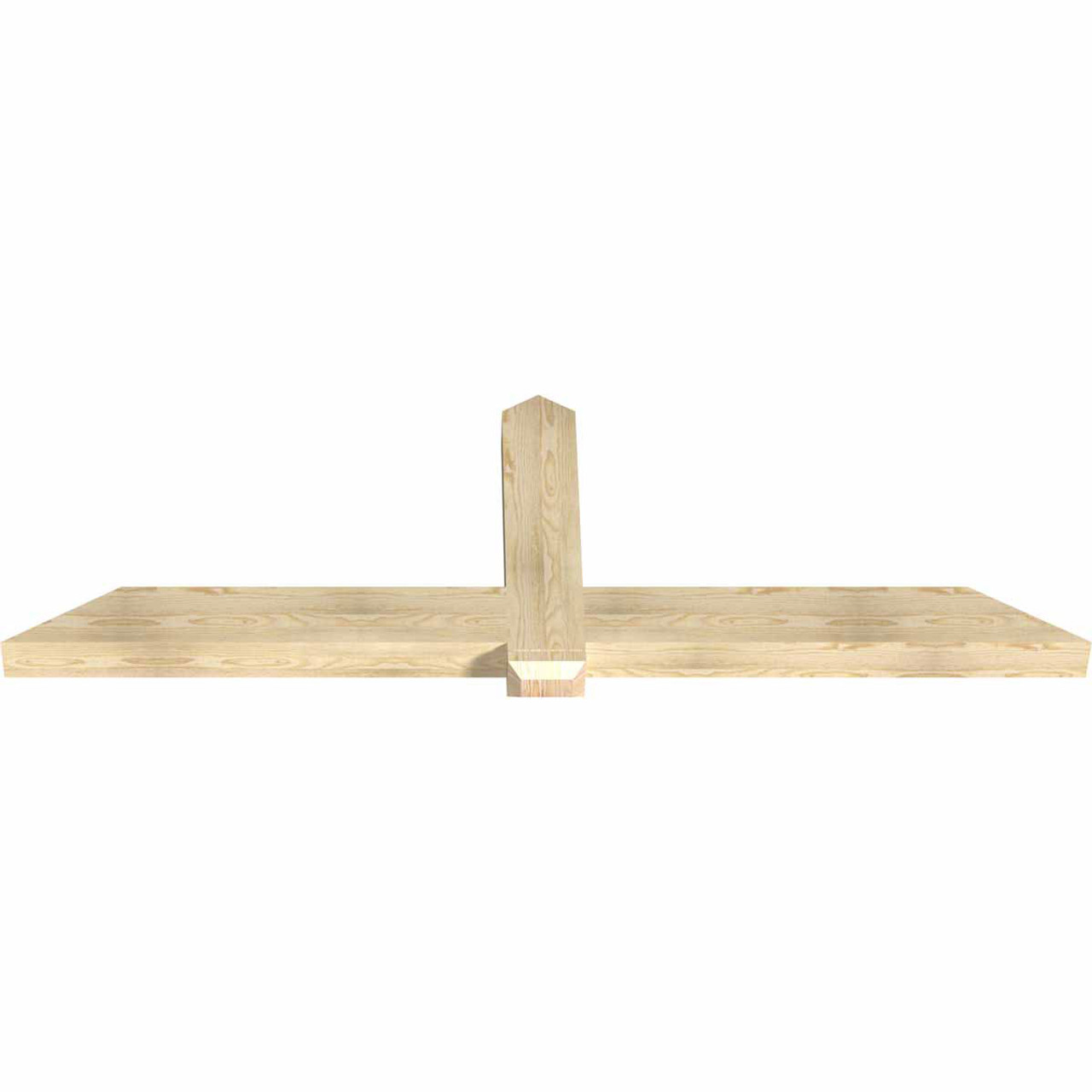 8/12 Pitch Eugene Rough Sawn Timber Gable Bracket GBW084X28X0406EUG00RDF