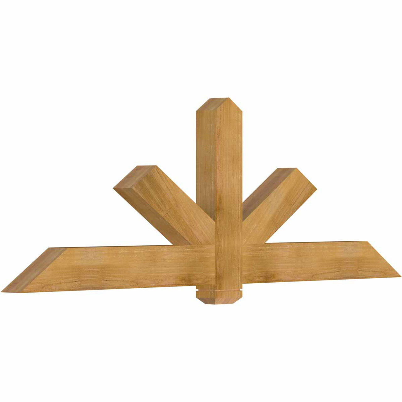 8/12 Pitch Kennewick Rough Sawn Timber Gable Bracket GBW084X28X0406KEN00RWR