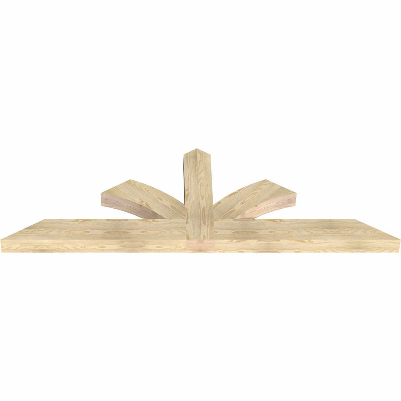 8/12 Pitch Richland Rough Sawn Timber Gable Bracket GBW084X28X0406RIC00RDF