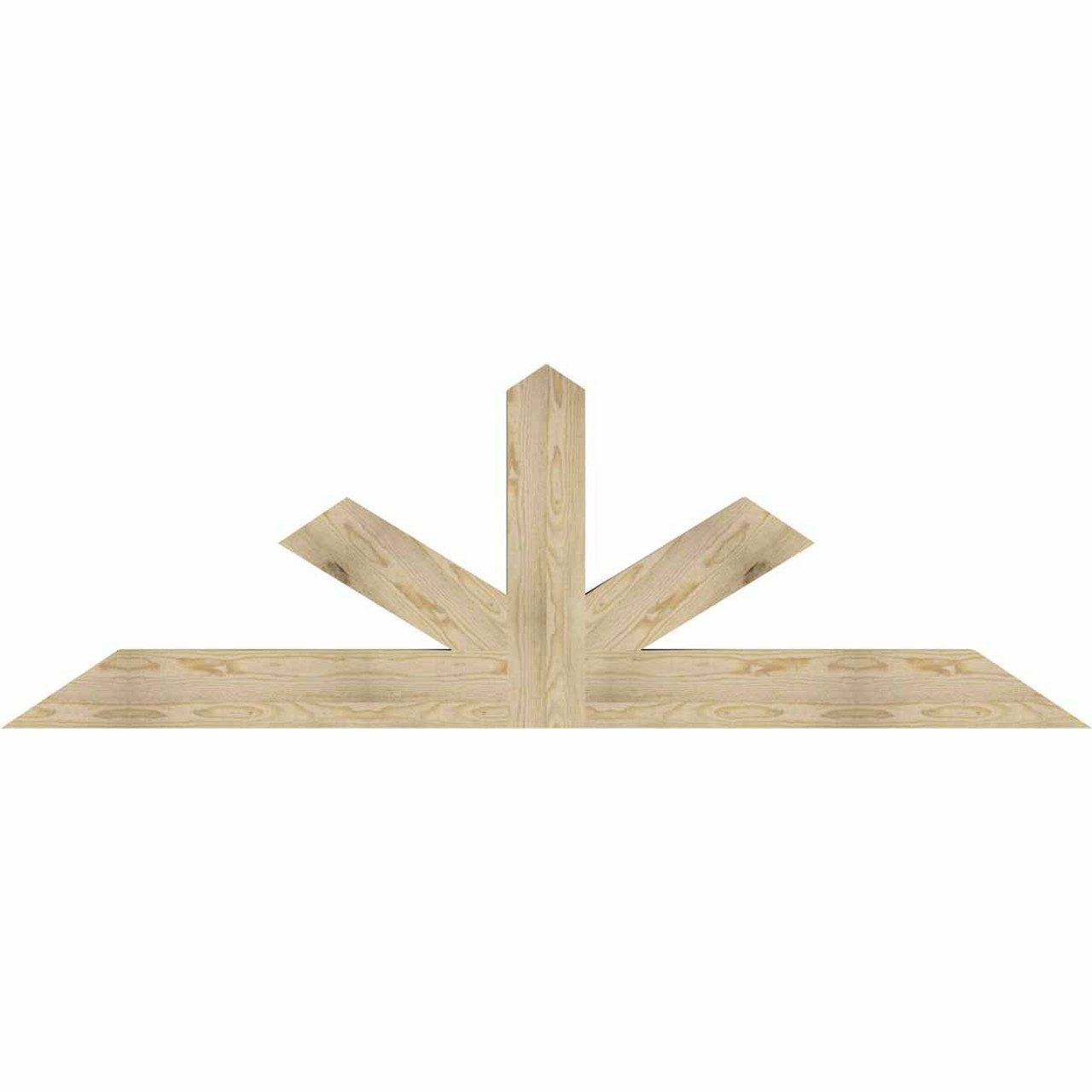 8/12 Pitch Saratoga Rough Sawn Timber Gable Bracket GBW084X28X0406SAR00RDF