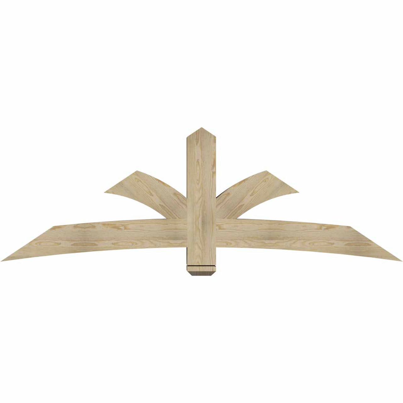 8/12 Pitch Davenport Rough Sawn Timber Gable Bracket GBW084X28X0606DAV00RDF