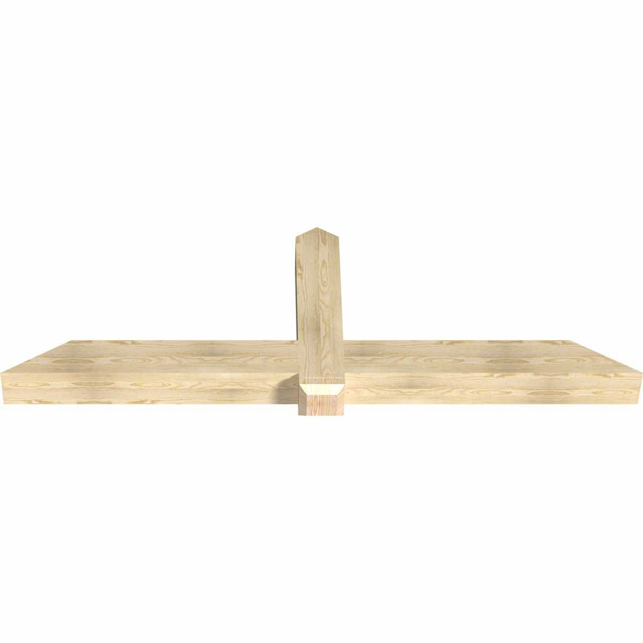 8/12 Pitch Eugene Rough Sawn Timber Gable Bracket GBW084X28X0606EUG00RDF