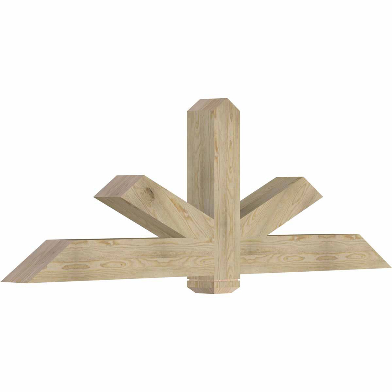 8/12 Pitch Kennewick Rough Sawn Timber Gable Bracket GBW084X28X0606KEN00RDF