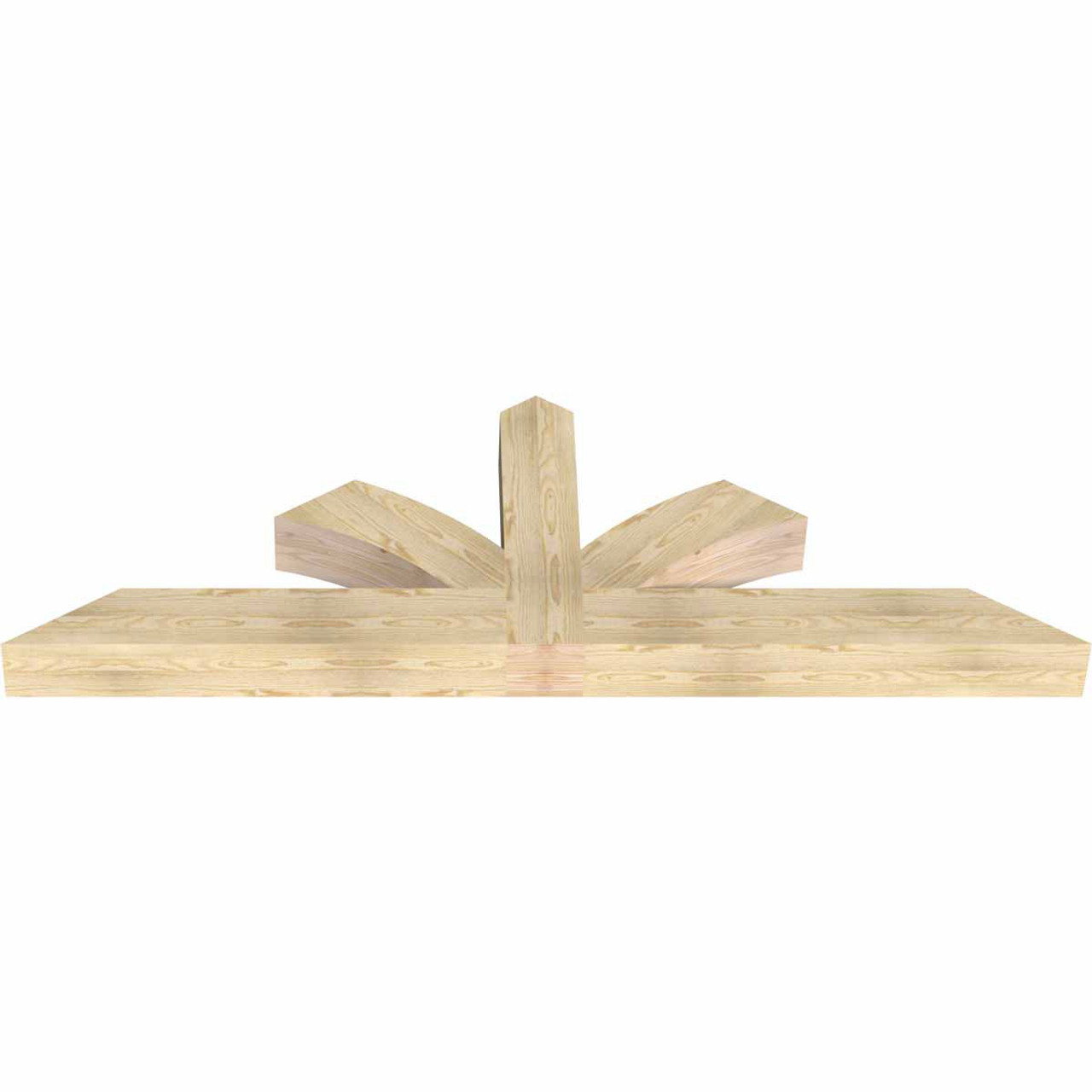 8/12 Pitch Richland Rough Sawn Timber Gable Bracket GBW084X28X0606RIC00RDF